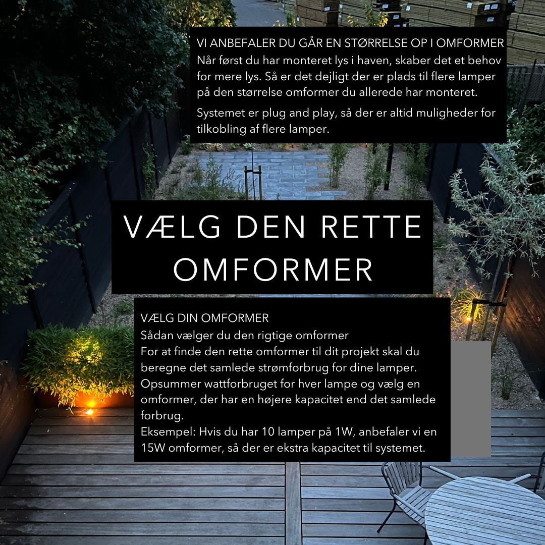 Vælg den rette omformer
