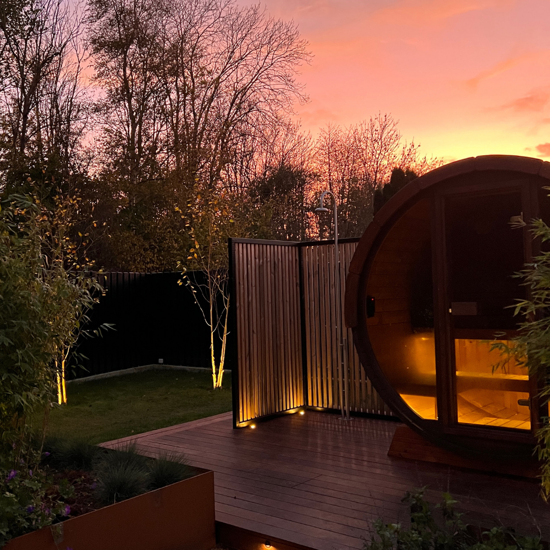 Saga i messing look - 12 stk Indbygningsspot samlet kit/Skumringsrelæ