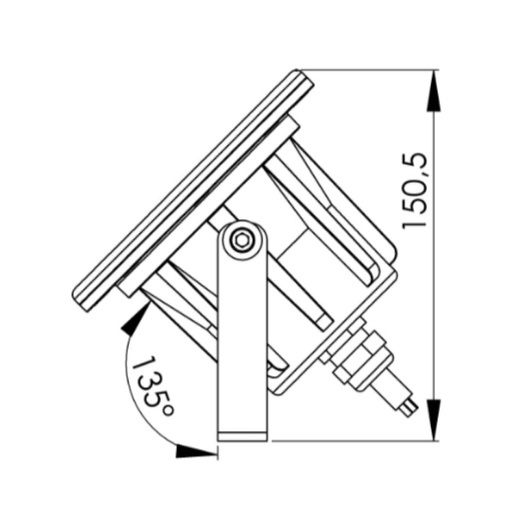 Diamond Spot - Medium / 30 grader - 3000 kelvin