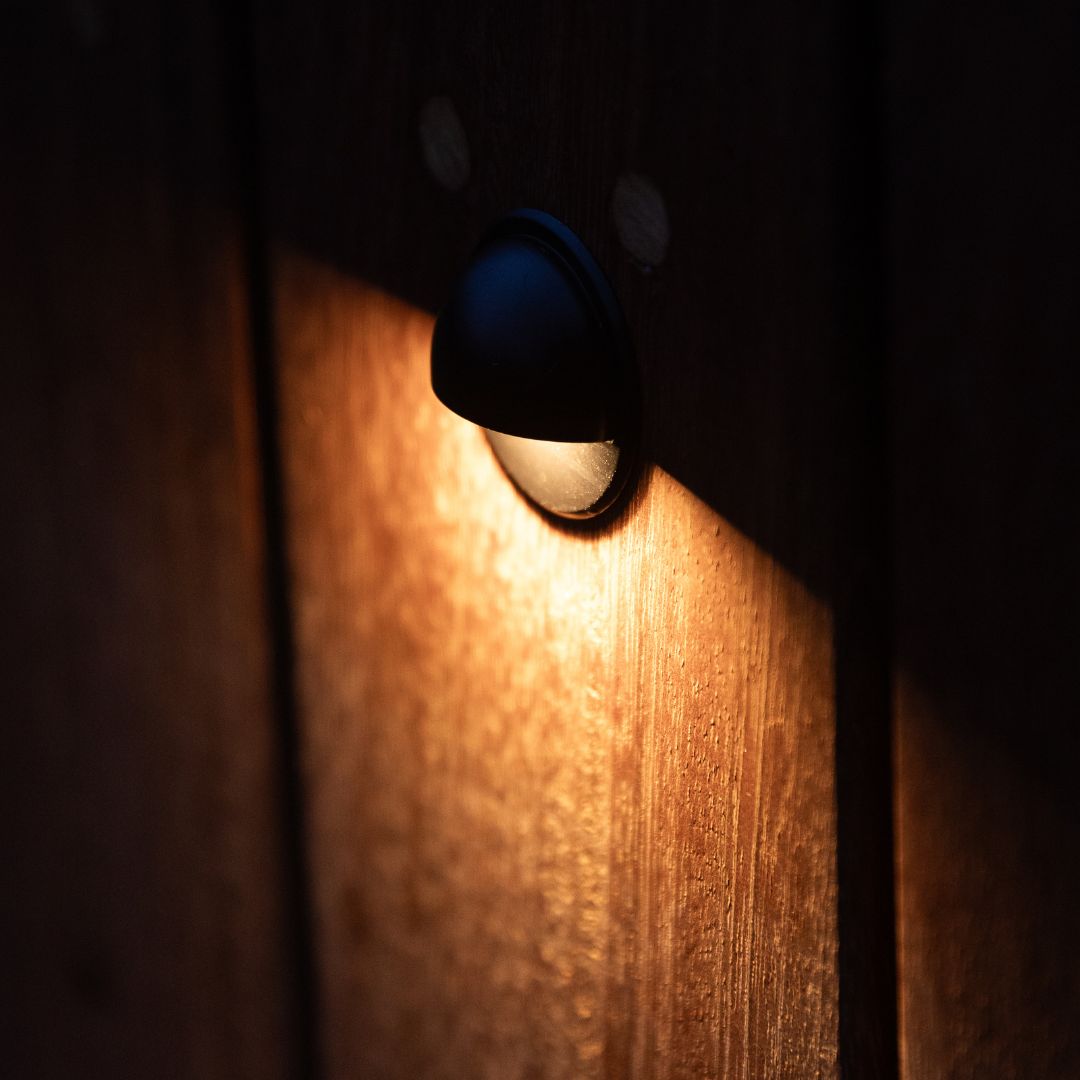 BLACK WEEK - Indbygningsspot samlet kit/Skumringsrelæ - Saga i sort - 6 stk