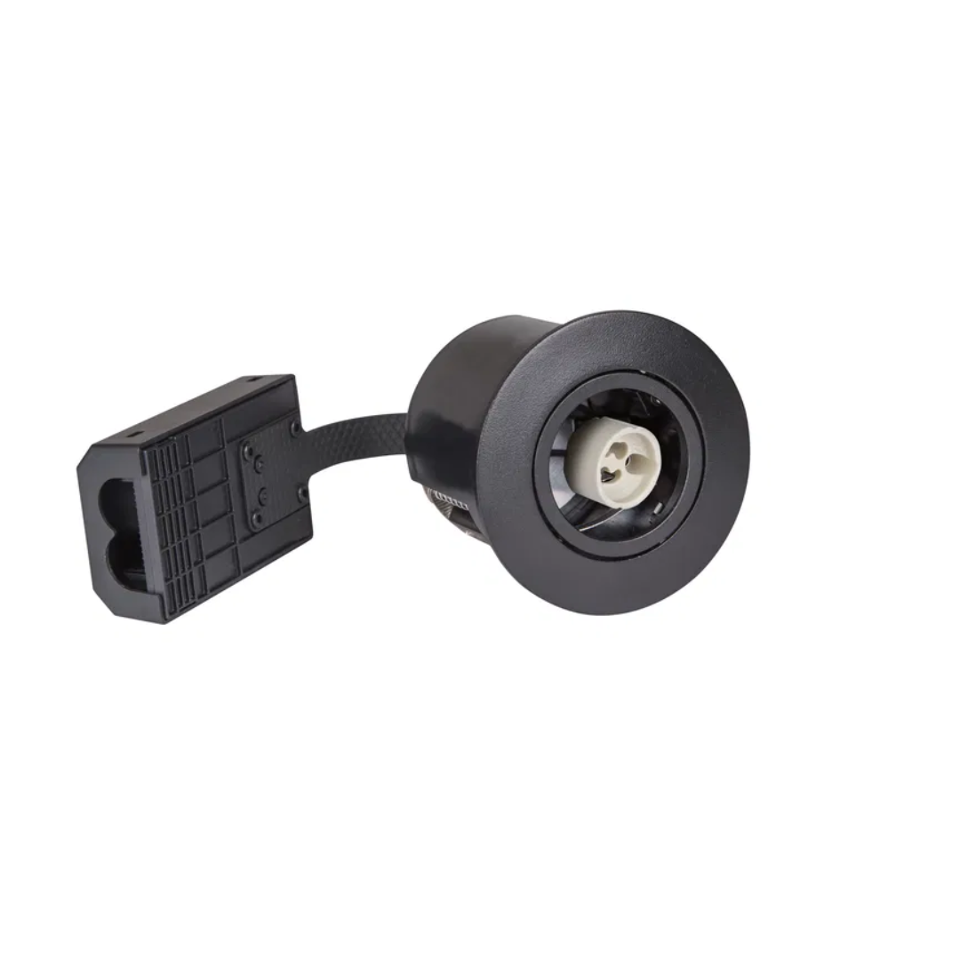 Udendørs GU10 indbygningsspot 230V - Mat sort - VENTA