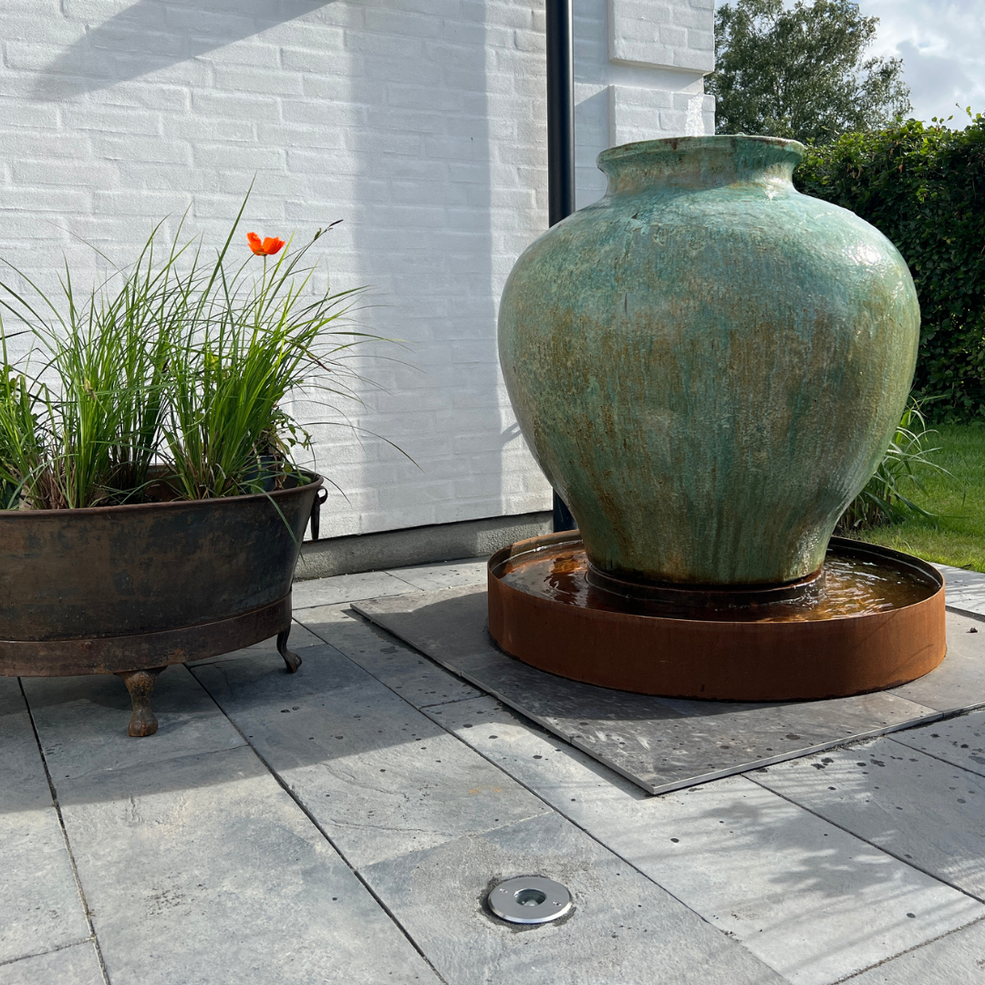 Opal nedgravningsspot asymmetrisk 45° STANDARD rustfrit stål/aluminium 12/24V