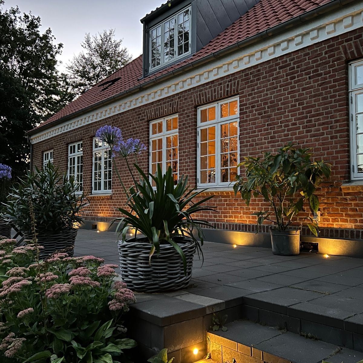 Indbygningsspot Cosmos i rustfrit stål 10 stk