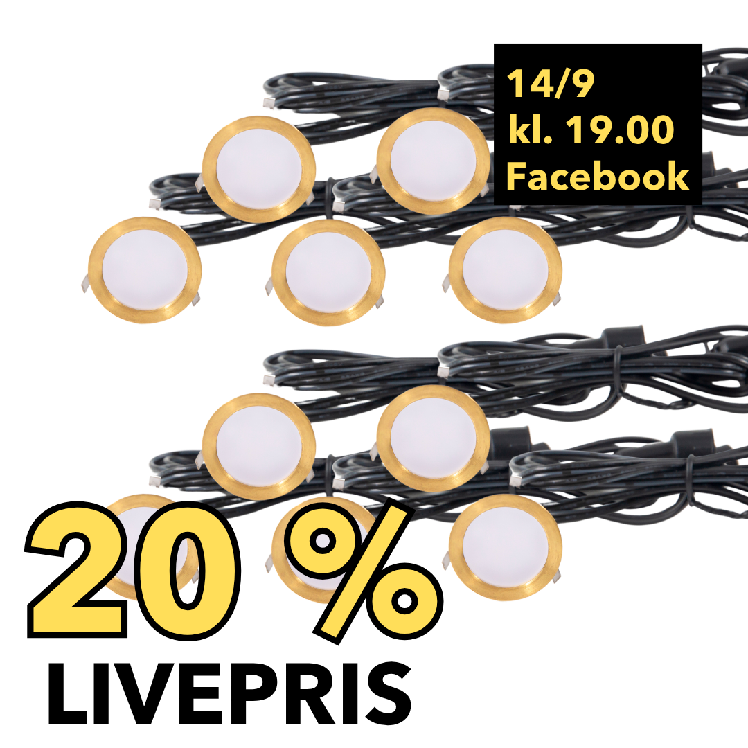 LIVESALG 10 stk Cosmos spot messing