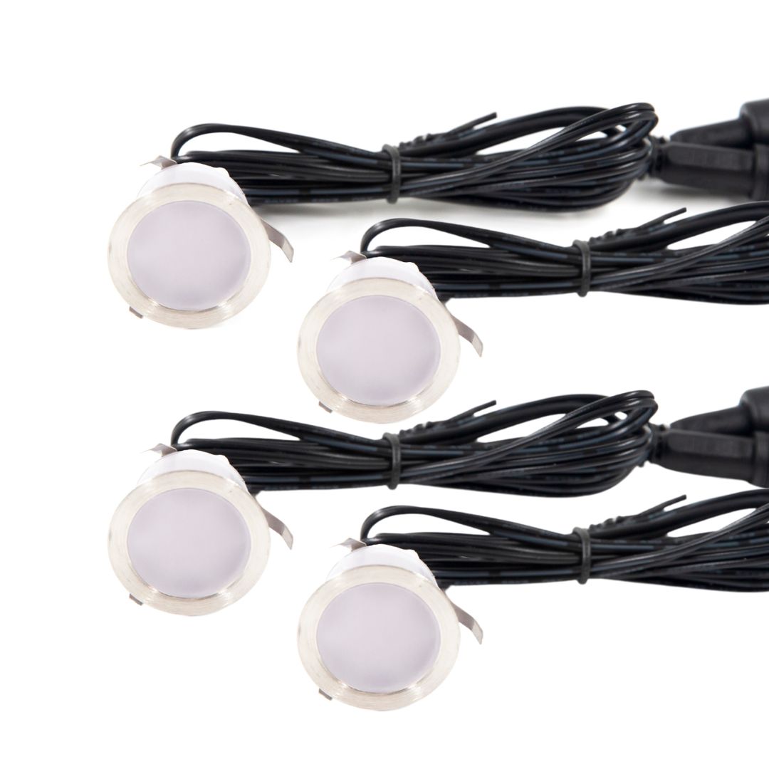 Spar 30% Indbygningsspot Cosmos i rustfrit stål 4 stk Garden Weekend🌿