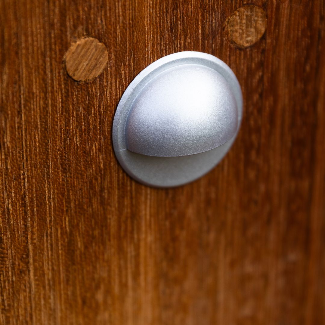 BLACK WEEK - Indbygningsspot samlet kit/Skumringsrelæ - Saga i sølvfarvet look - 6 stk