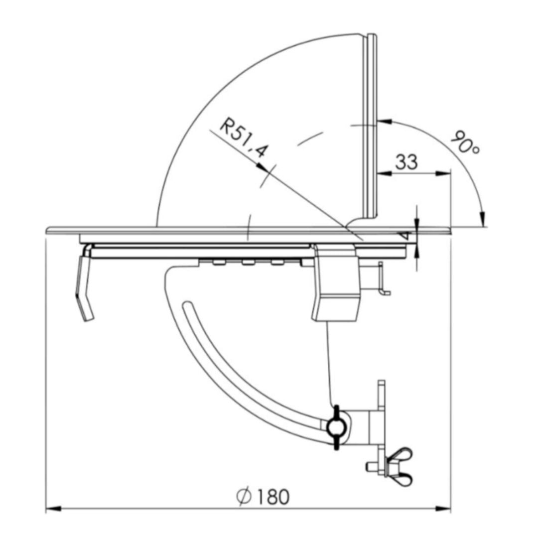 Diamond spot 360° rustfrit stål 220-240V