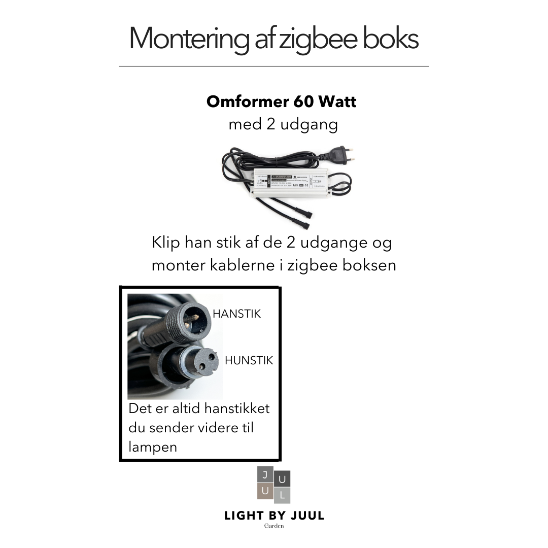 Zigbee styring via/ Philips Hue app - 12-24volt