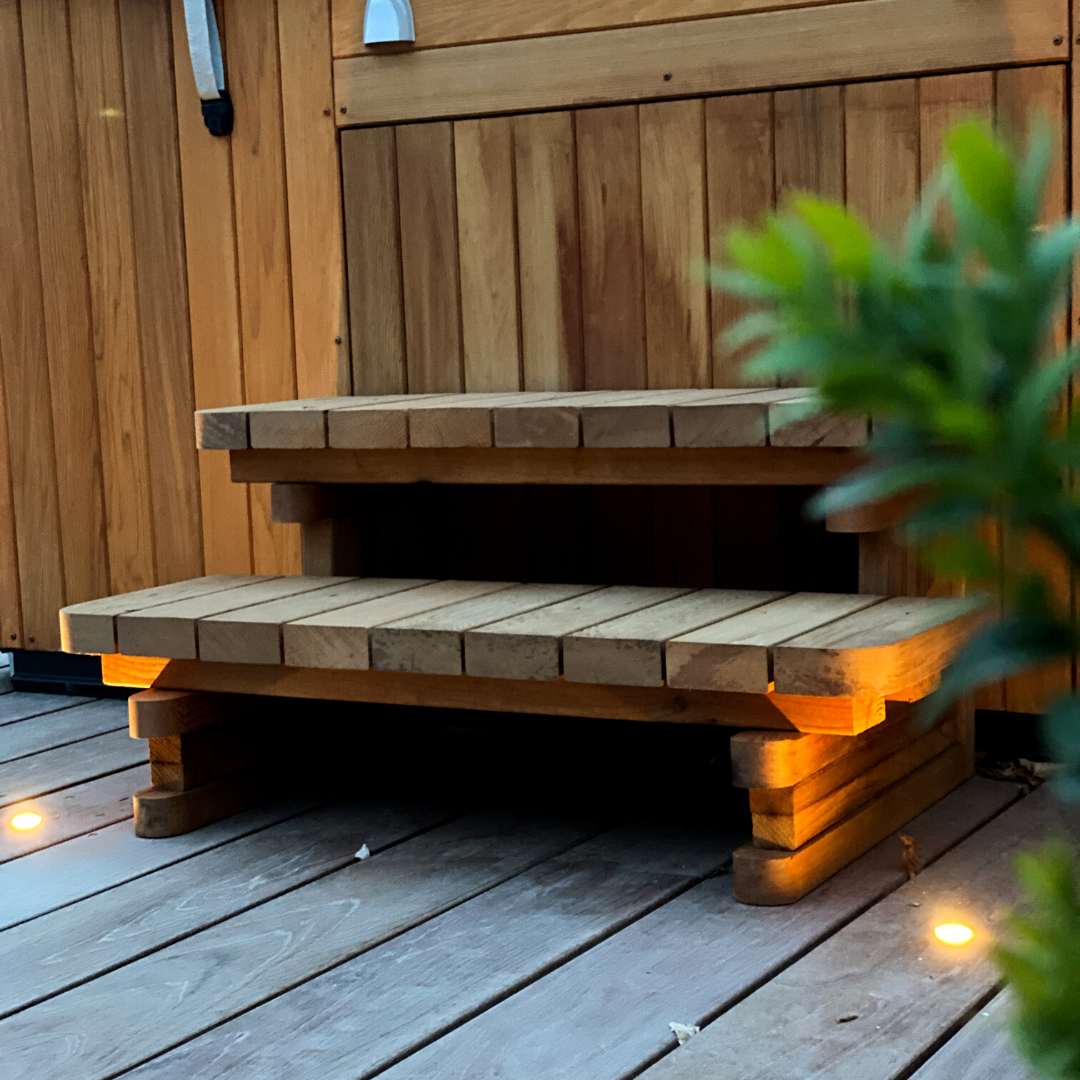 BLACK WEEK - Indbygningsspot samlet kit/Skumringsrelæ - Cosmos i rustfrit stål - 5 stk