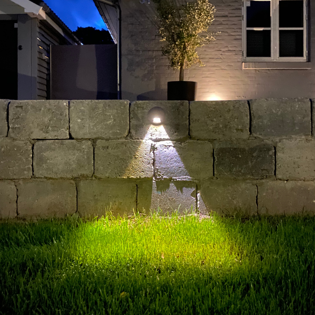 Holmegaardsten kantblok Vega downlight i sort - Sort