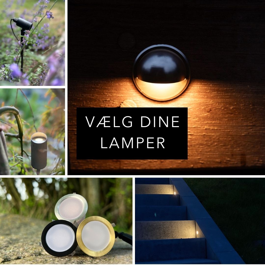 3. Vælg dine lamper