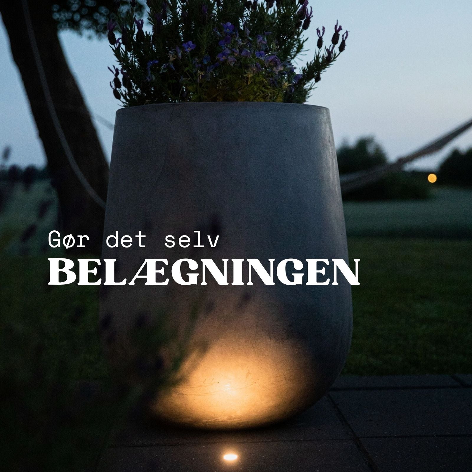 Snup alle de gode råd om lys i belægningen