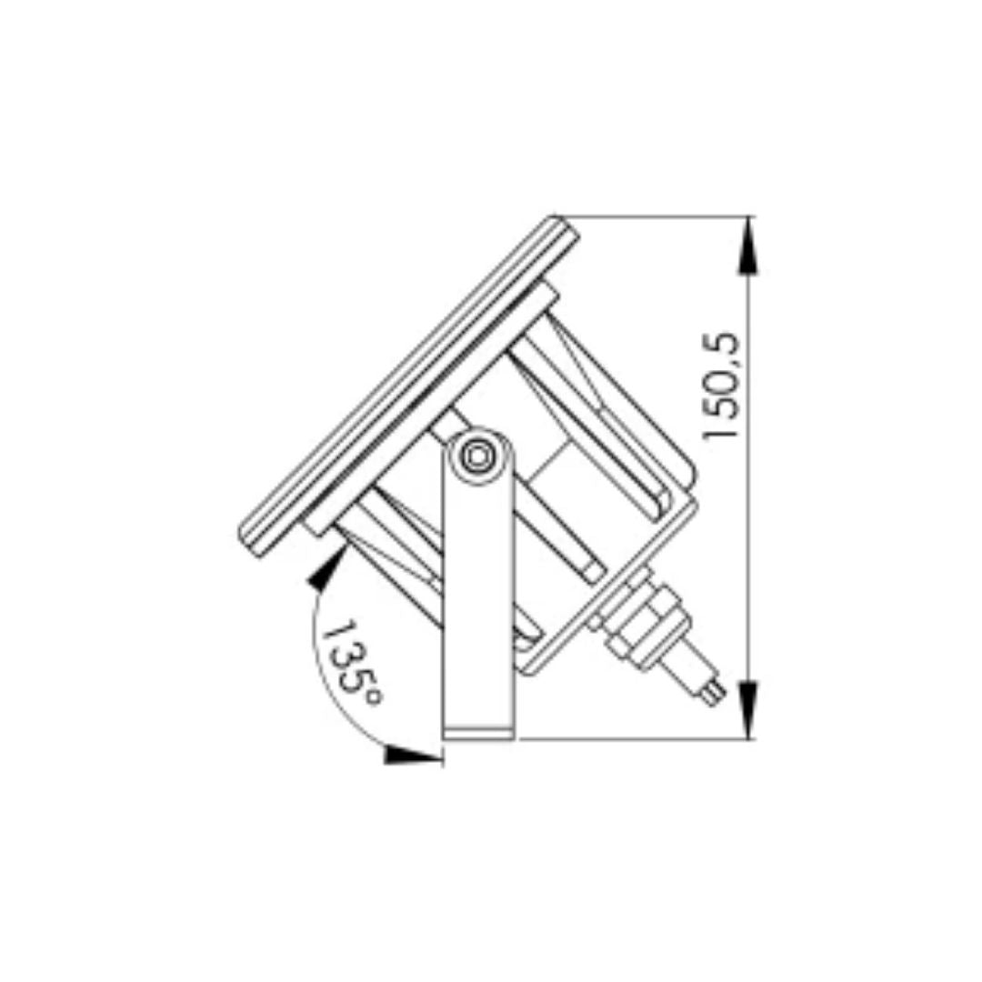 Diamond Spot - Big / 38 grader - 2700 kelvin