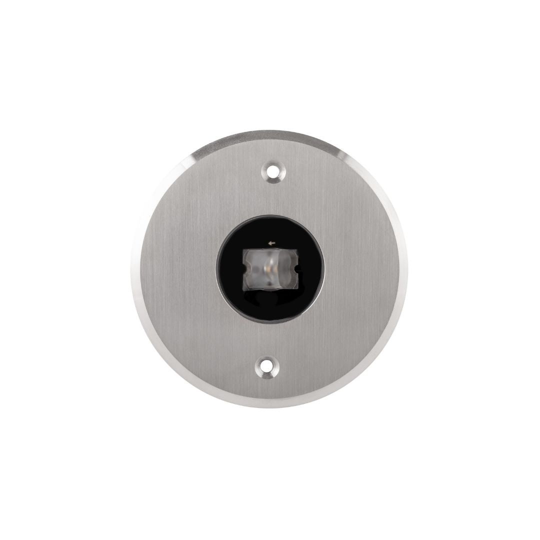 OPAL NEDGRAVNINGSSPOT STANDARD ASYMETRISK 45 GRADER RUSTFRIT STÅL/ALU-12/24V