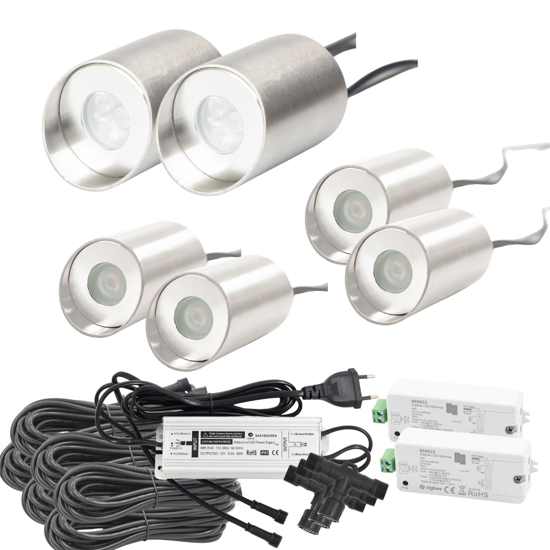 Stor Bedpakke Rustfrit stål - Zigbee