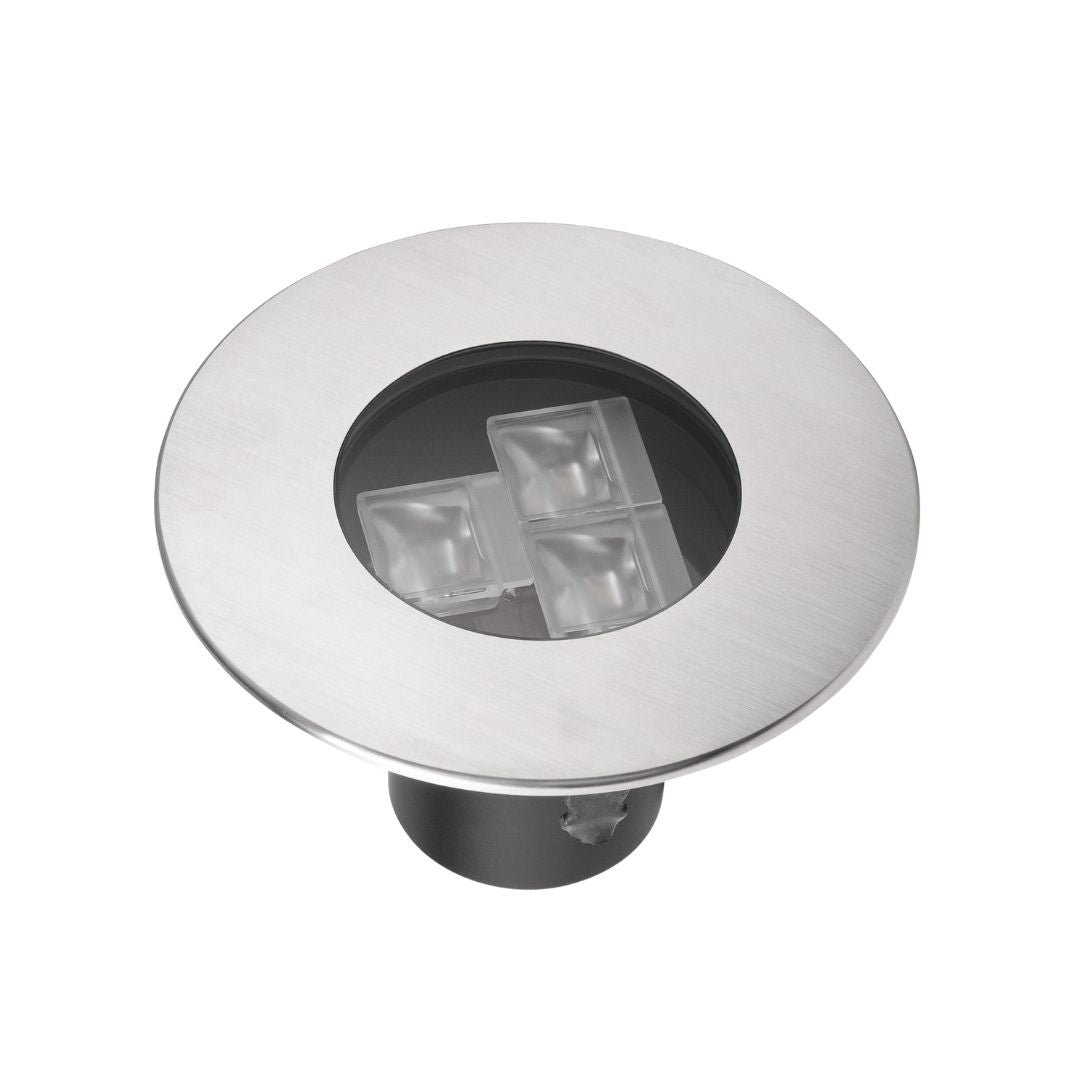 OPAL NEDGRAVNINGSSPOT BIG ASYMETRISK 45 GRADER RUSTFRIT STÅL/ALU 220-240V