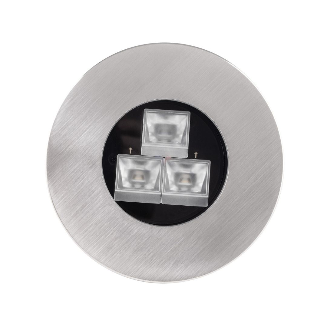 OPAL NEDGRAVNINGSSPOT BIG ASYMETRISK 45 GRADER RUSTFRIT STÅL/ALU 220-240V