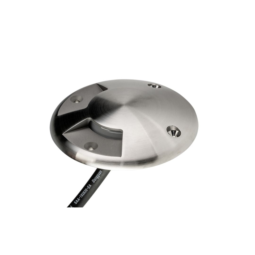 BRILLANT DISC STANDARD RUSTFRIT STÅL 2 LYSKILDER 220-240V