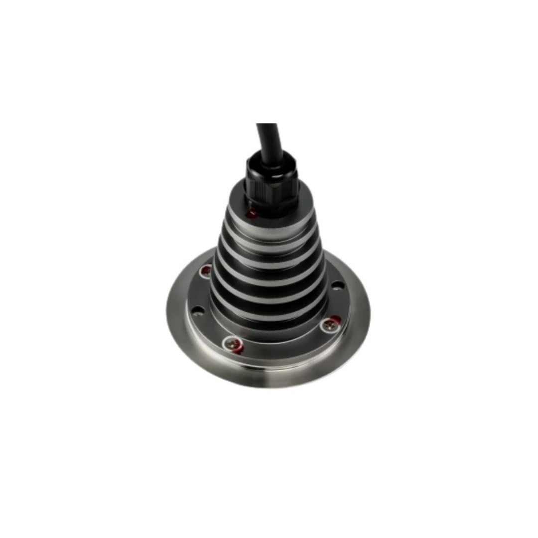 Gold nedgravningsspot STANDARD rustfrit stål/aluminium 12/24V