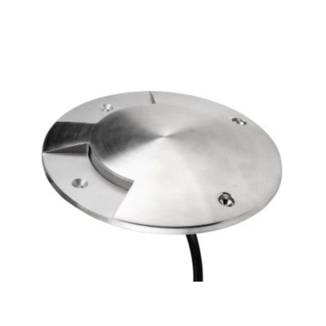 BRILLANT DISC MEDIUM RUSTFRIT STÅL 2 LYSKILDER 220-240V