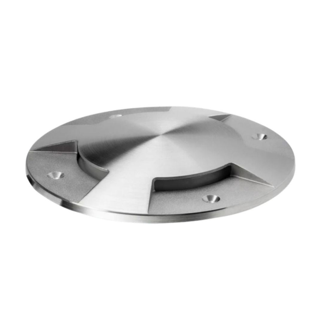 BRILLANT DISC MEDIUM RUSTFRIT STÅL 4 LYSKILDER 220-240V