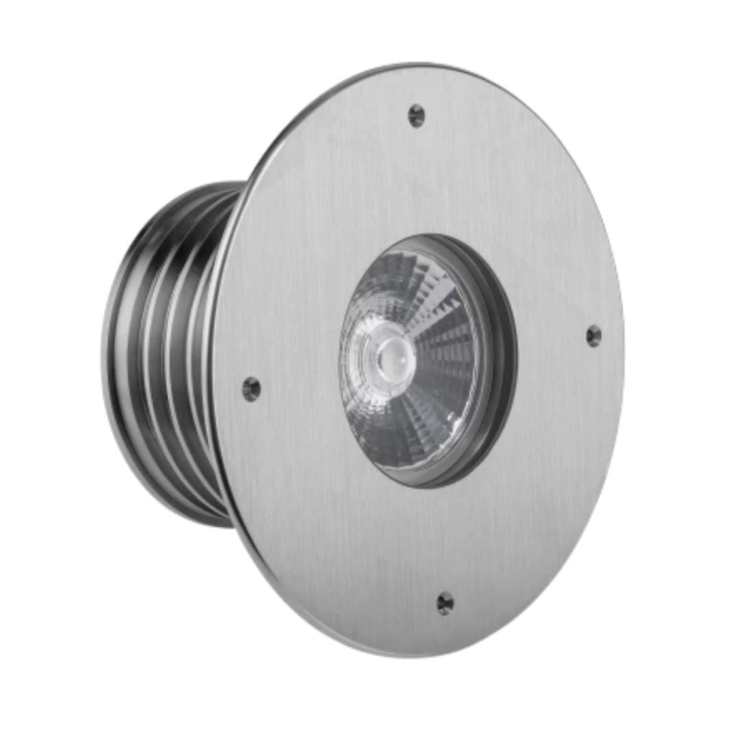 OPAL NEDGRAVNINGSSPOT BIG RGBW RUSTFRIT STÅL/ALU-12/24V