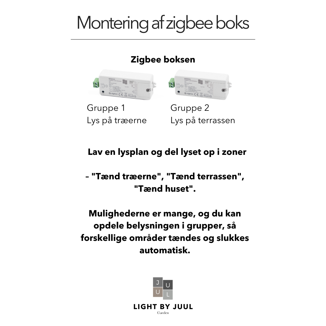 Zigbee styring via/ Philips Hue app - 12-24volt